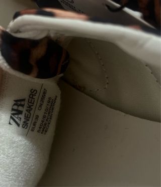 Zapatillas Zara Animal Print Talla 39