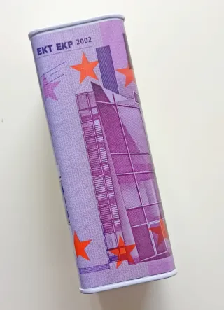 Hucha Rectangular Diseño Billete 500€ Sin estrenar