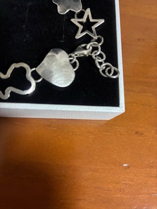Pulsera plata charms variados