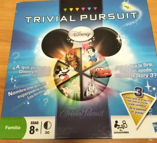 Trivial Pursuit Disney Para Todos Juego Mesa