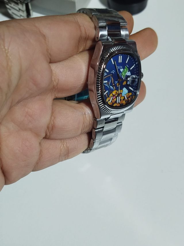 Reloj Rich Money 40 mm acero inoxidable