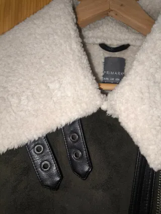 Chaqueta aviador forrada verde