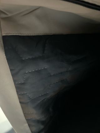 Chaqueta Talla L Beige y Negra