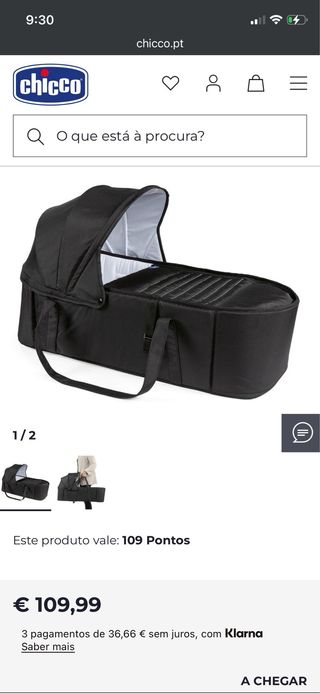 Capazo semirrígido Chicco