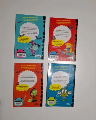 Lote 4 libros Escuela de Monstruos