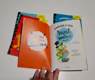 Lote 4 libros Escuela de Monstruos