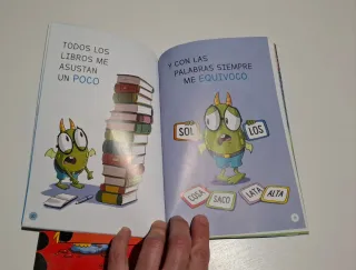 Lote 4 libros Escuela de Monstruos