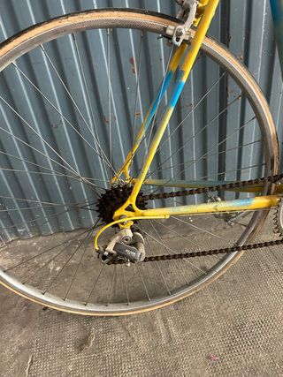 Bicicleta Carretera Vintage Amarilla