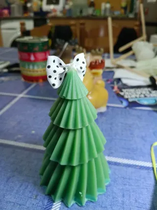 Vela Árbol Navideño Artesanal Aromática