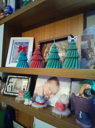 Vela Árbol Navideño Artesanal Aromática