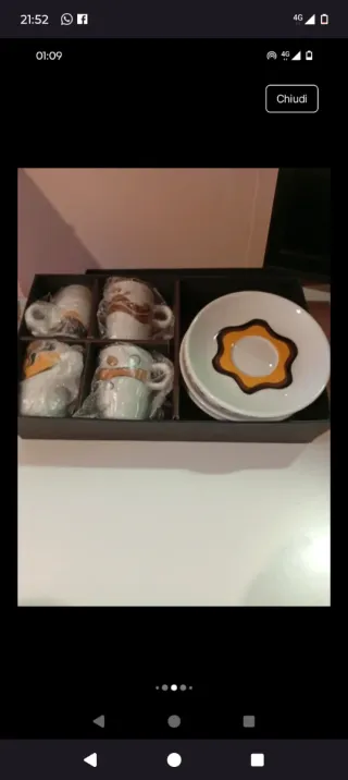 Set tazzine caffè e zuccheriera