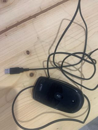 Ratón HP Negro con Cable