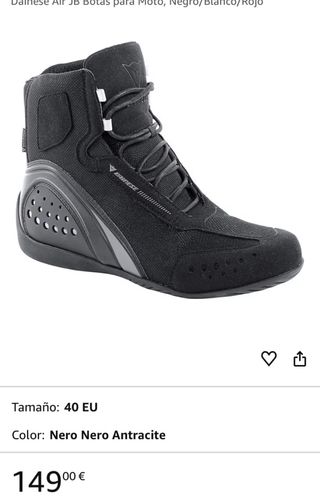 Botas Moto Mujer Dainese Talla 39