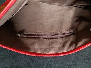 Borsetta donna in pelle con albero dipinto a mano