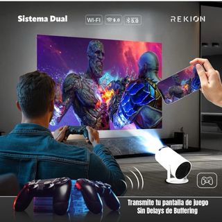 Proyector Portátil REKION 4K WiFi HDMI