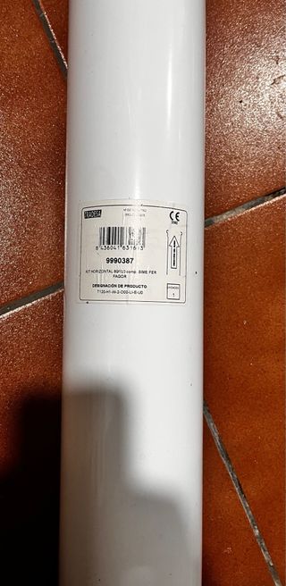 Kit Salida Humos Horizontal Tradesa 60/100