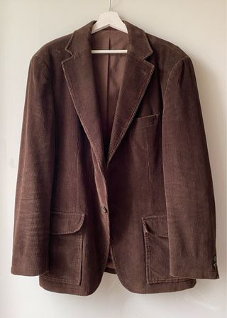 Blazer Pana Vintage Hombre Talla 54 Marrón