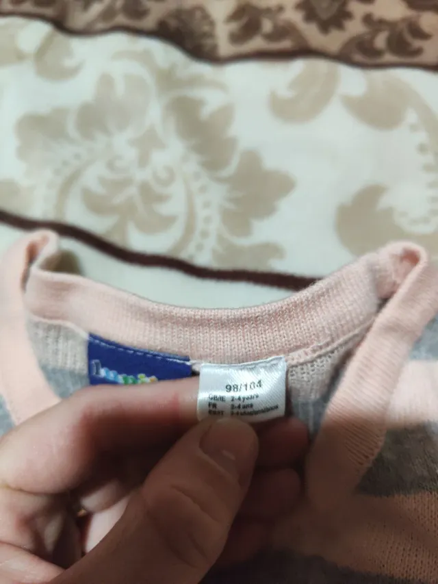 Jersey niña rosa lunares variado, pregunta precio