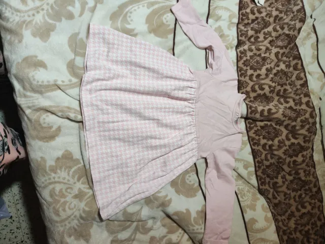 Jersey niña rosa lunares variado, pregunta precio