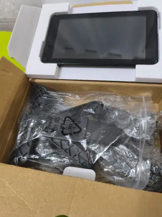 Tablet con soporte coche negro