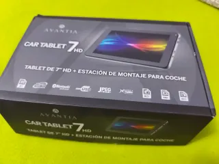 Tablet con soporte coche negro