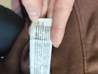 Sudadera marrón con texto oversize Bershka