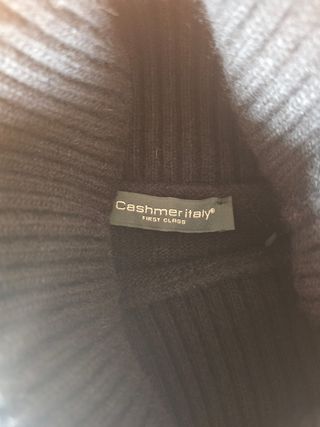 Jersey cuello alto mujer Cashmeritaly Talla S