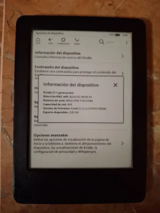 Amazon Kindle 7ª Gen Nero senza luce