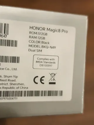 *Global* Honor Magic 8 Pro Global 512gb Pack nuevo