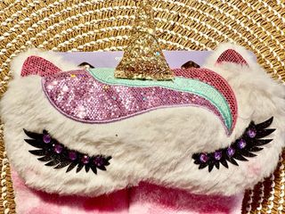 Antifaz y calcetines unicornio niña NUEVOS