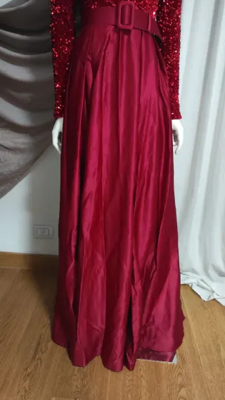 Abito lungo donna rosso