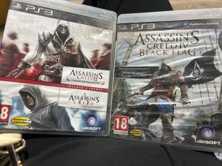 PS3 Assassin's Creed II y IV Black Flag