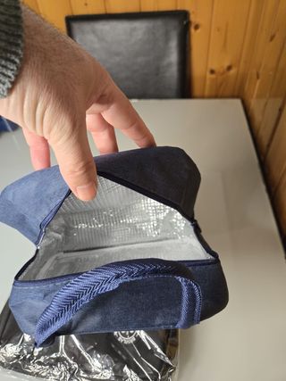 Bolsa térmica porta comidas azul