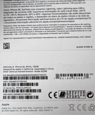 iPhone SE (2ª gen) Bianco