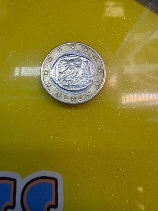 Moneta 1 Euro Grecia Gufo 2002 S