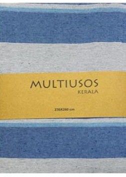 Manta multiusos azul mediana