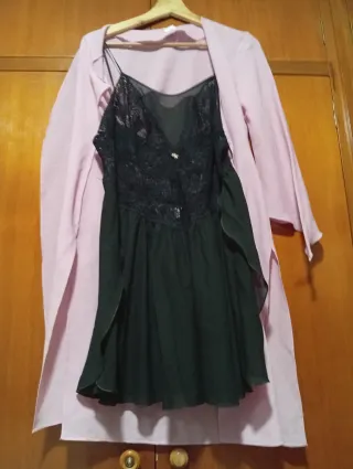 2 camisones con batita azul y rosa.SOLO 3€