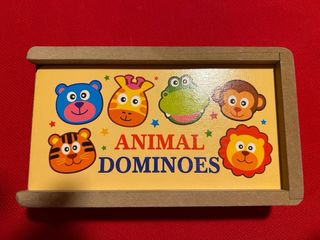 Dominó de madera niños