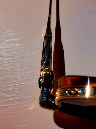 Occhiali Jacques Marie Mage Marrone/Oro