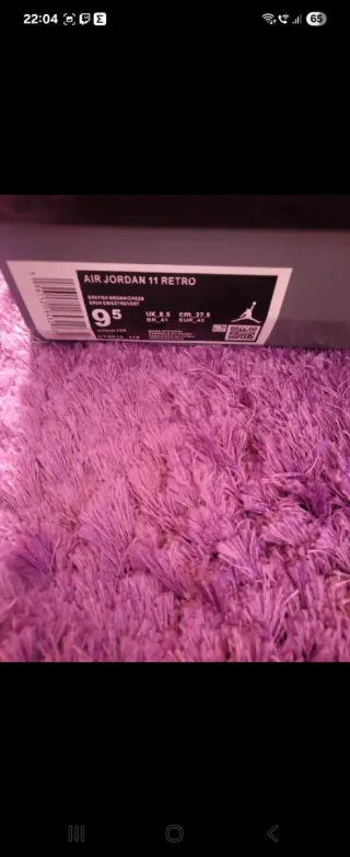 Zapatillas Jordan Hombre Talla 43 Rojas y Blancas