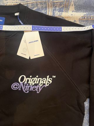 Sudadera Jack & Jones Oversize Negra