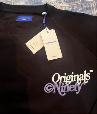 Sudadera Jack & Jones Oversize Negra