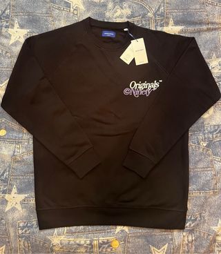 Sudadera Jack & Jones Oversize Negra