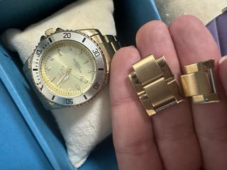 Reloj Marea Dorado y Plateado