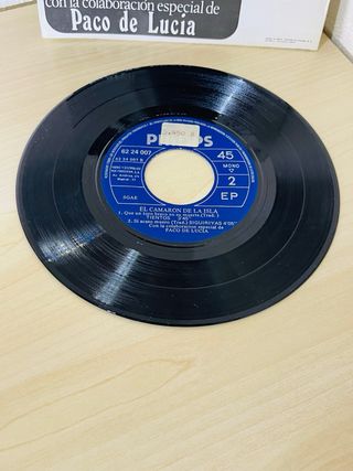 Vinilo EP 7” Camarón de la Isla con Paco de Lucía