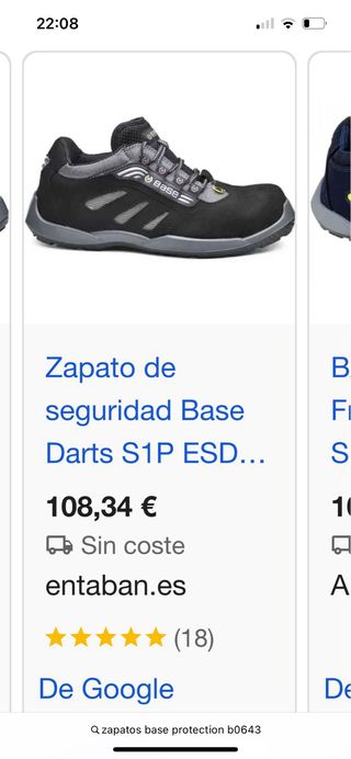 Zapato seguridad Base Darts S1P ESD SRC