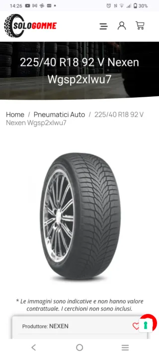 4 Cerchi Lega Dezent 18 Gomme Invernali