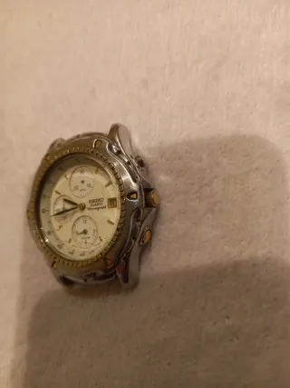 Reloj Seiko Chronograph Cuarzo Dorado/Plateado