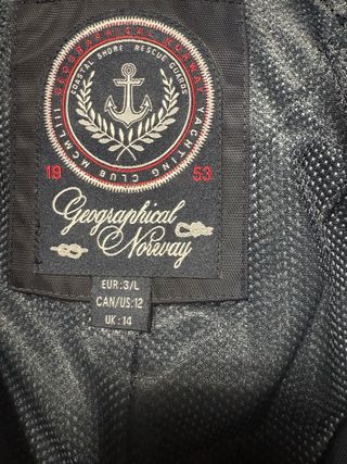 Chaqueta chubasquero azul marino