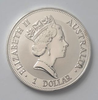 Moneta Argento Kookaburra 1993